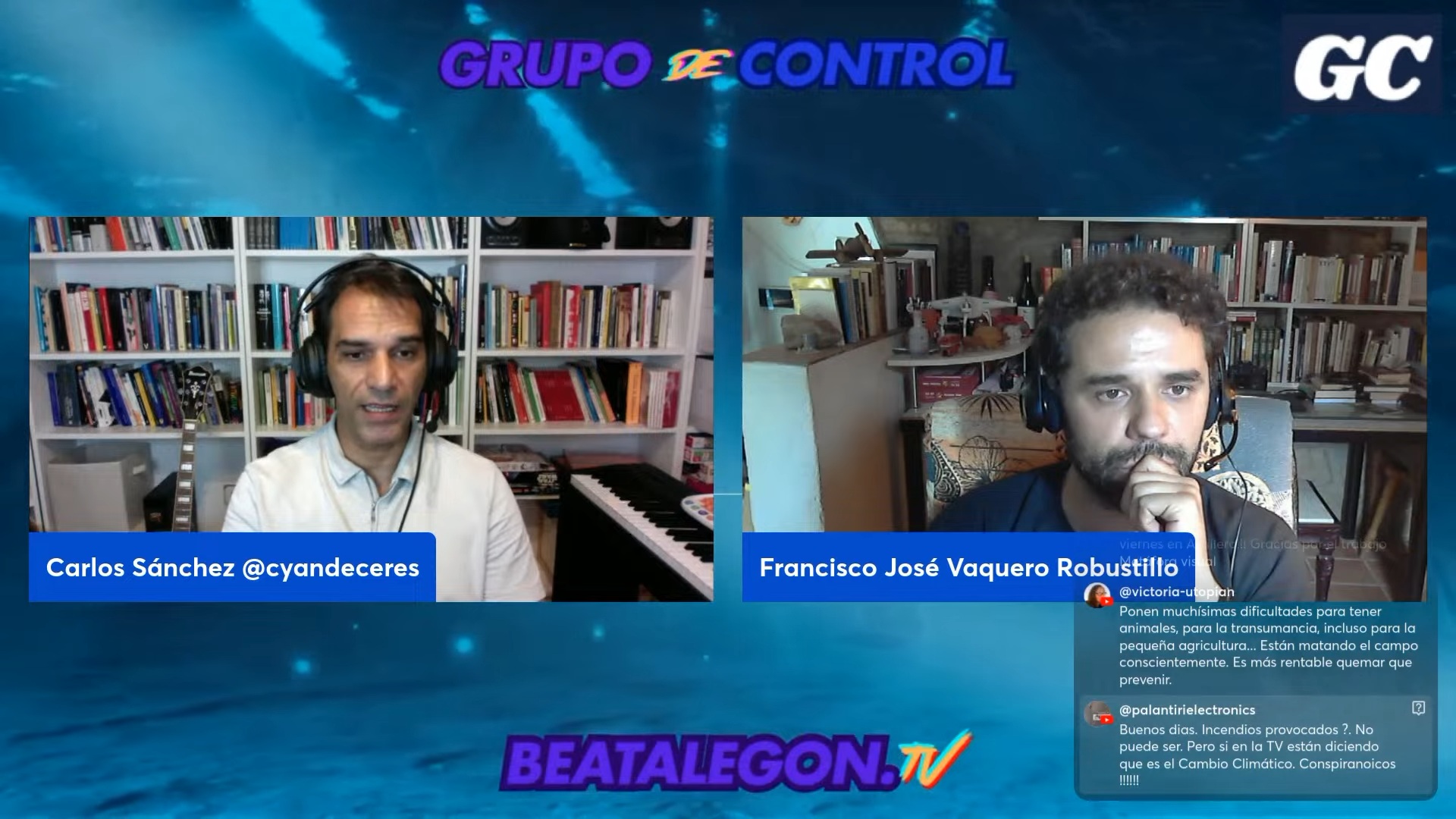 Grupo de Control: entrevista a Francisco José Vaquero, realizador de "Ladrones de Fuego"